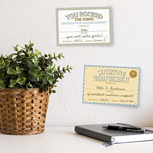Achievement Certificate Fill in Sticky Note Pads / 6″ x 4″ Motivational
