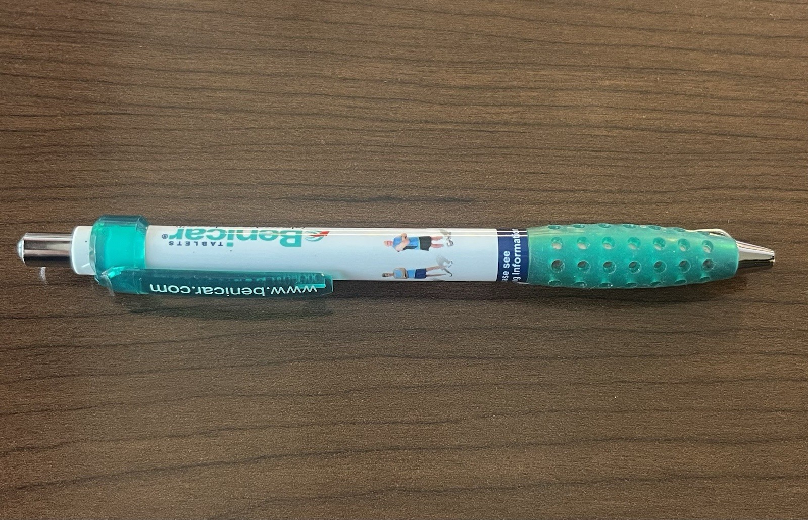 BENICAR HCT Pharmaceutical Pen – Working Condition – Turquoise and White