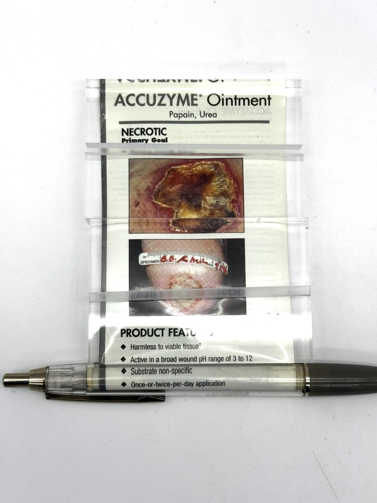 Accuzyme Ointment Pen w/Scroll Pharmacy Swag Wound Care Pharmacist Gift
