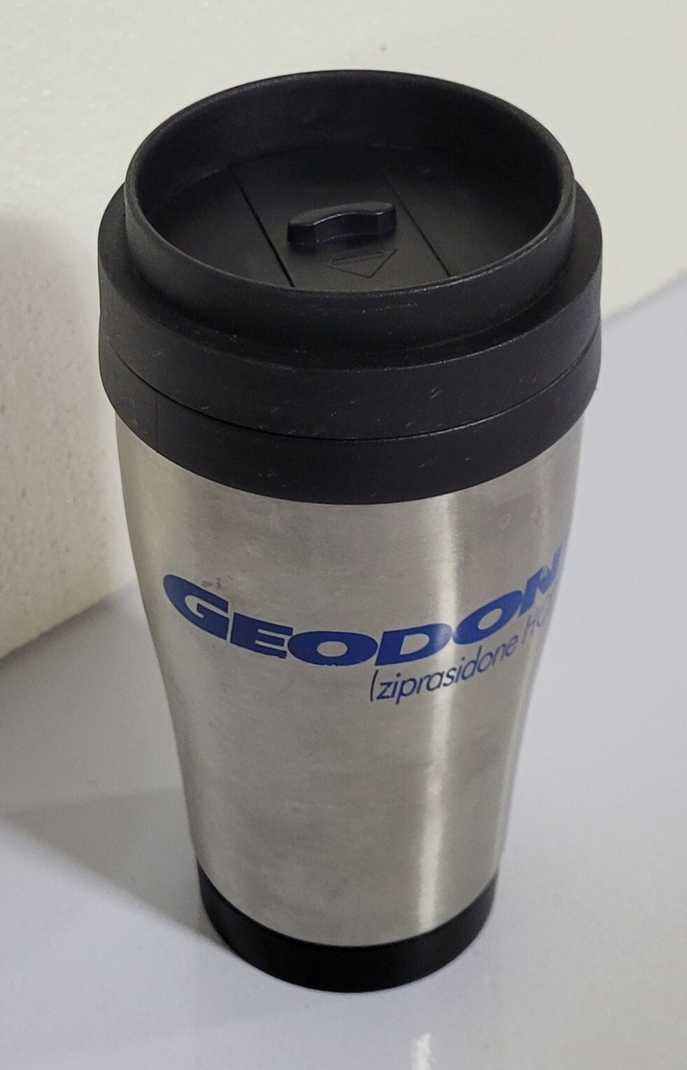 Geodon Travel Tumbler Cup Stainless Steel Insulated w/ Lid Pharmaceutical Promo