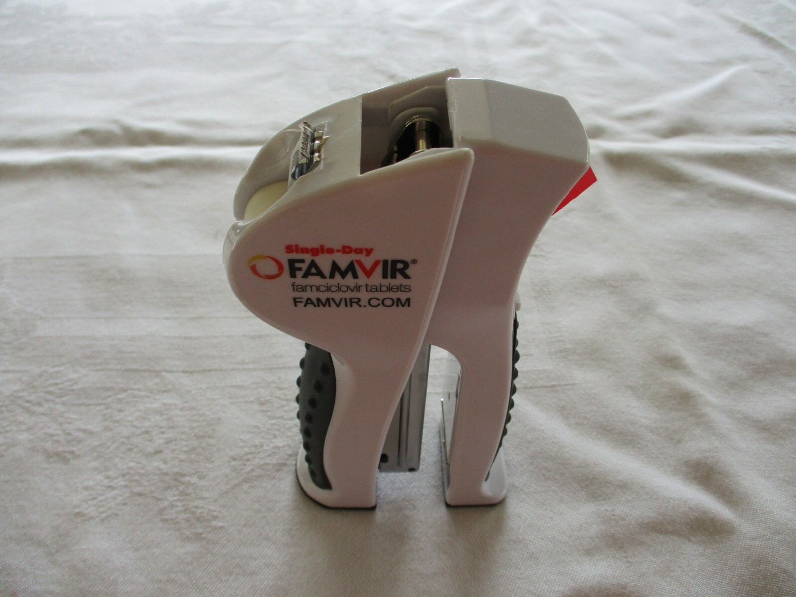 Vintage FAMVIR Stapler Drug Rep Pharma Advertising