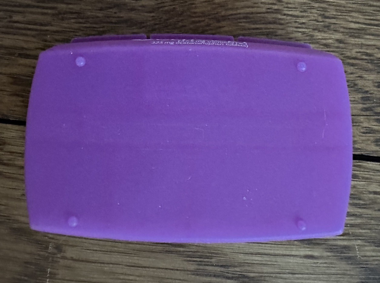 Vintage Ultracet Weekly Pill Box