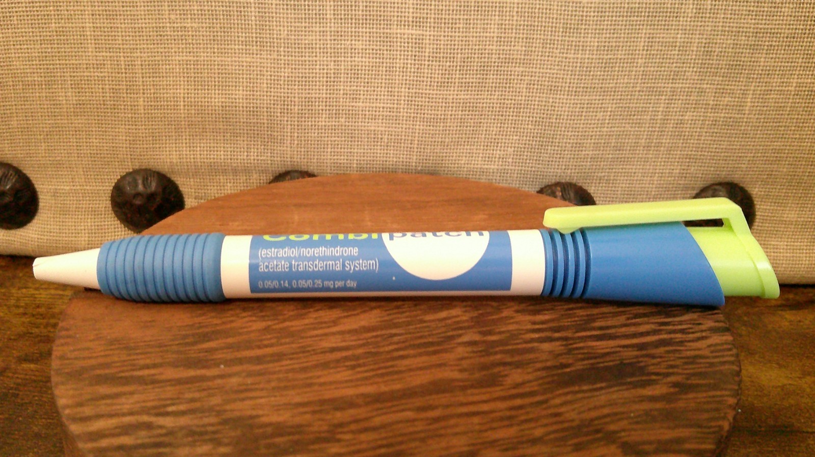 CombiPatch Black Ink Pen Pharmaceutical Promotion Drug Rep Medical Advertising