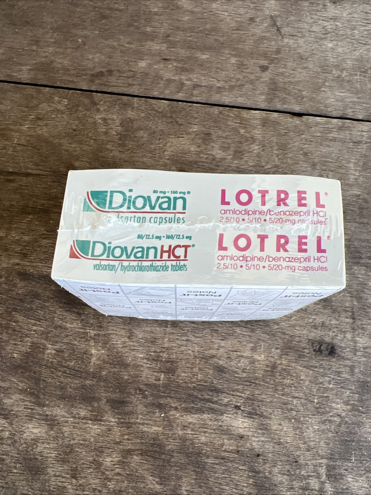 Diovan Lotrel Advertising Pharmaceutical Drug Rep Post-it Brand Note Pad Sealed
