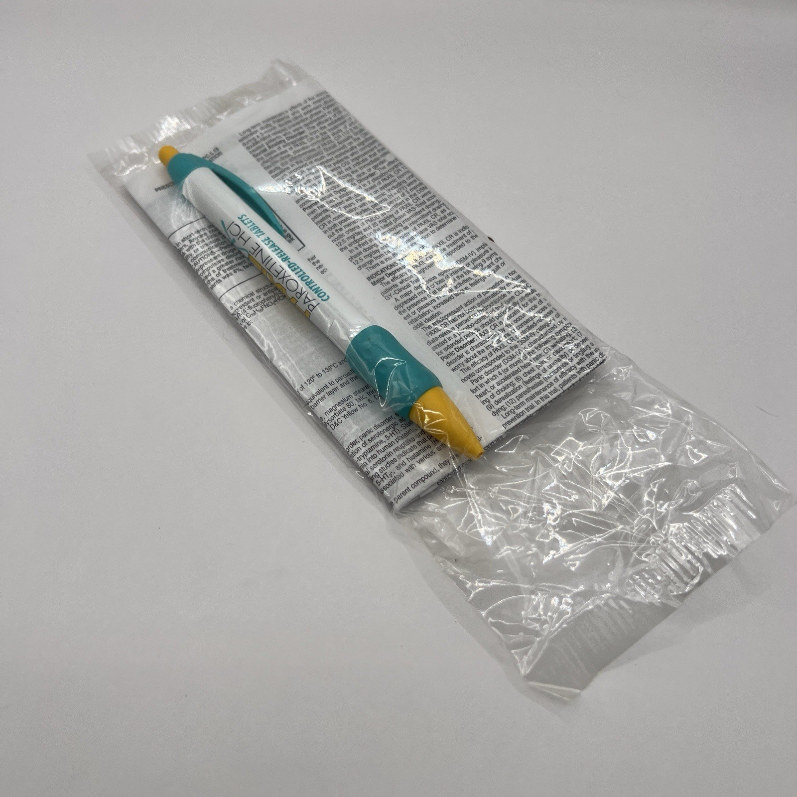 2 VTG PAXIL CR Pharmaceutical Drug Rep Pen Advertising Collectibles One NIP