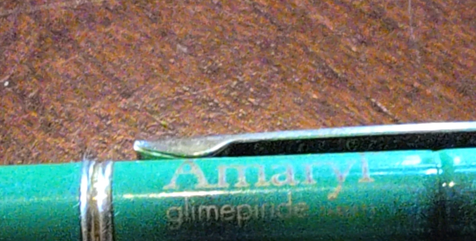 Amaryl Pen Slim Metal Pharmaceutical Drug Rep Promo WRITES!