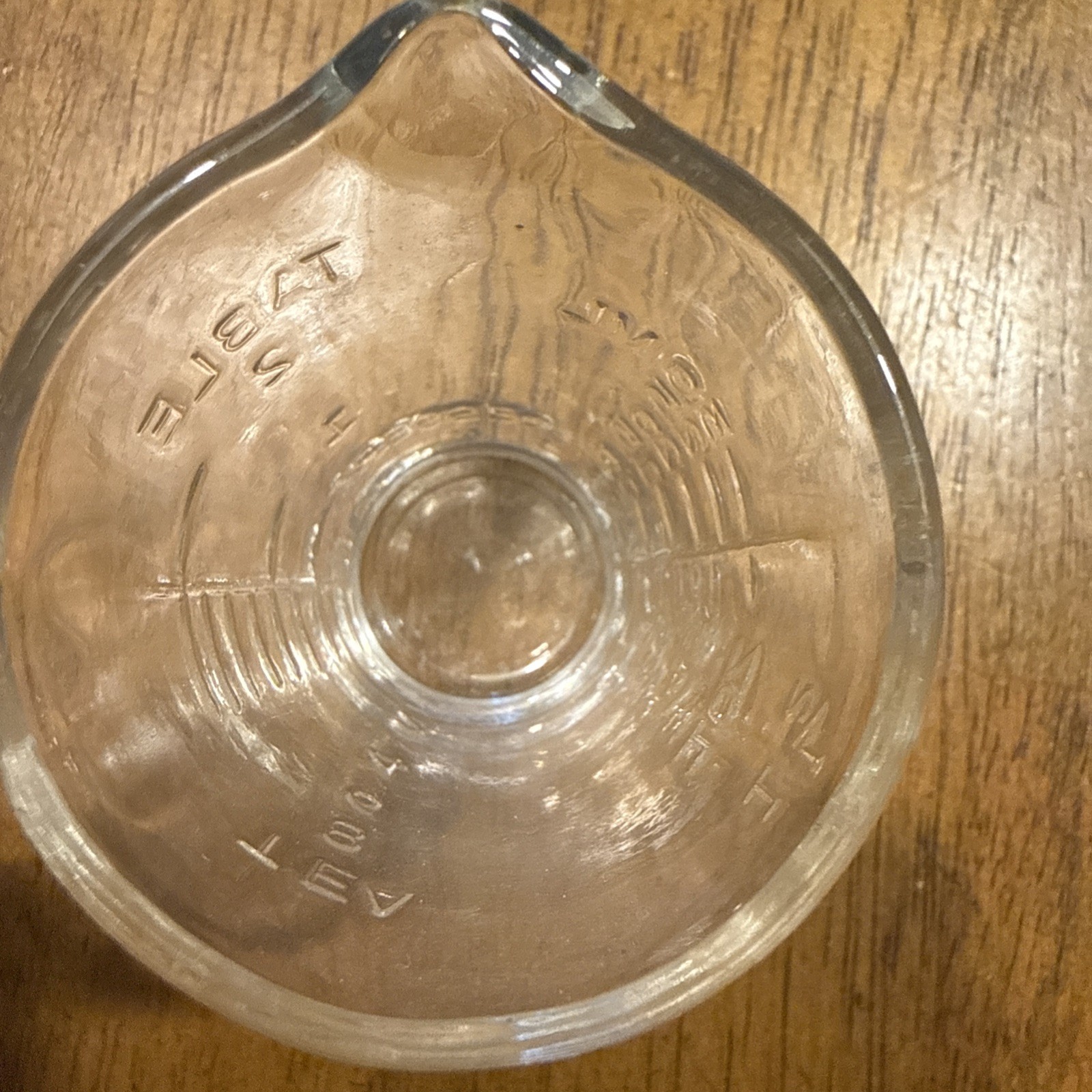 Vintage Apothecary Measuring Glass “Dessert” Marker Medicine Shot Glass