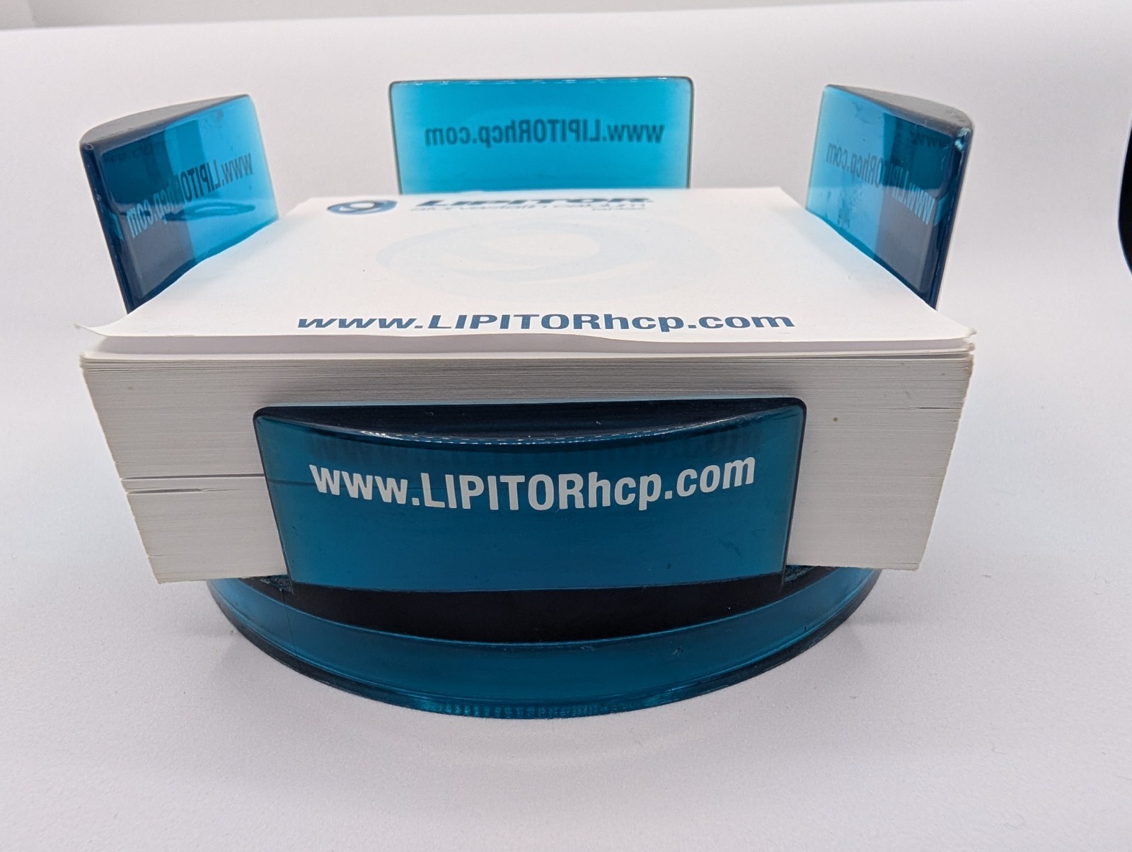 2006 Lipitor Paper Pads sticky notes with holder Drug Pharmaceuticals collector