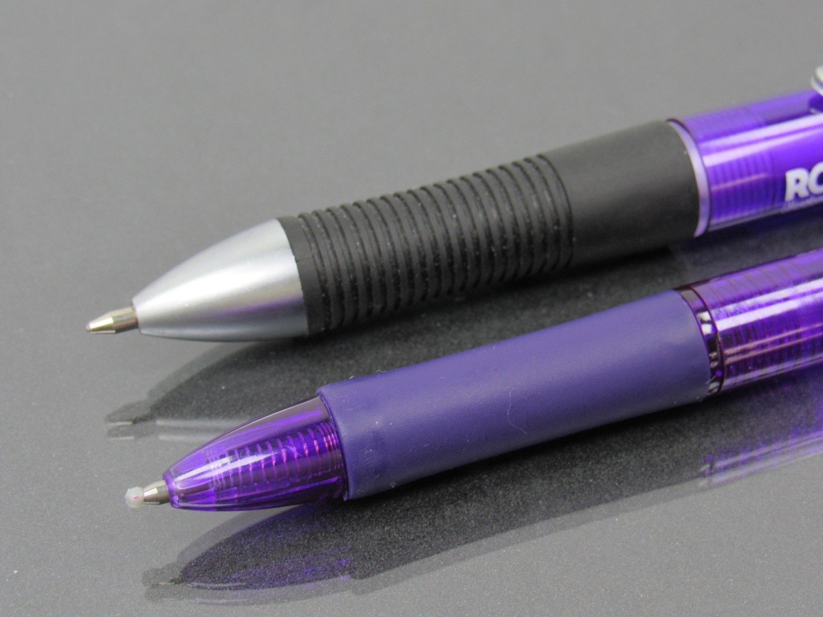 Lot of 2 Purple Rowasa PENS Drug Rep Pharmaceutical Promo Medical Advertising