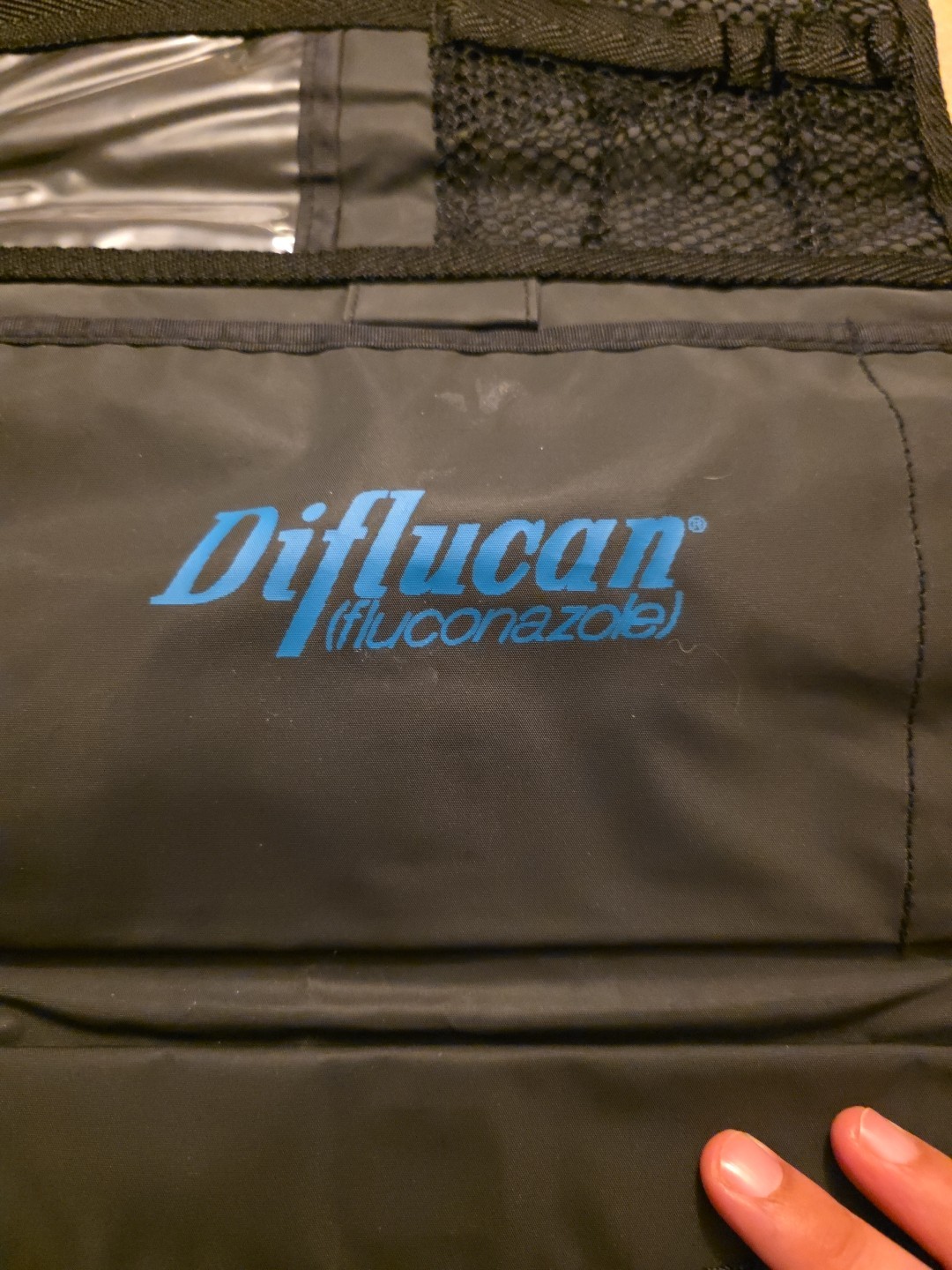 Vtg Diflucan Drug Rep Promo Bag/Organizer See Pics!