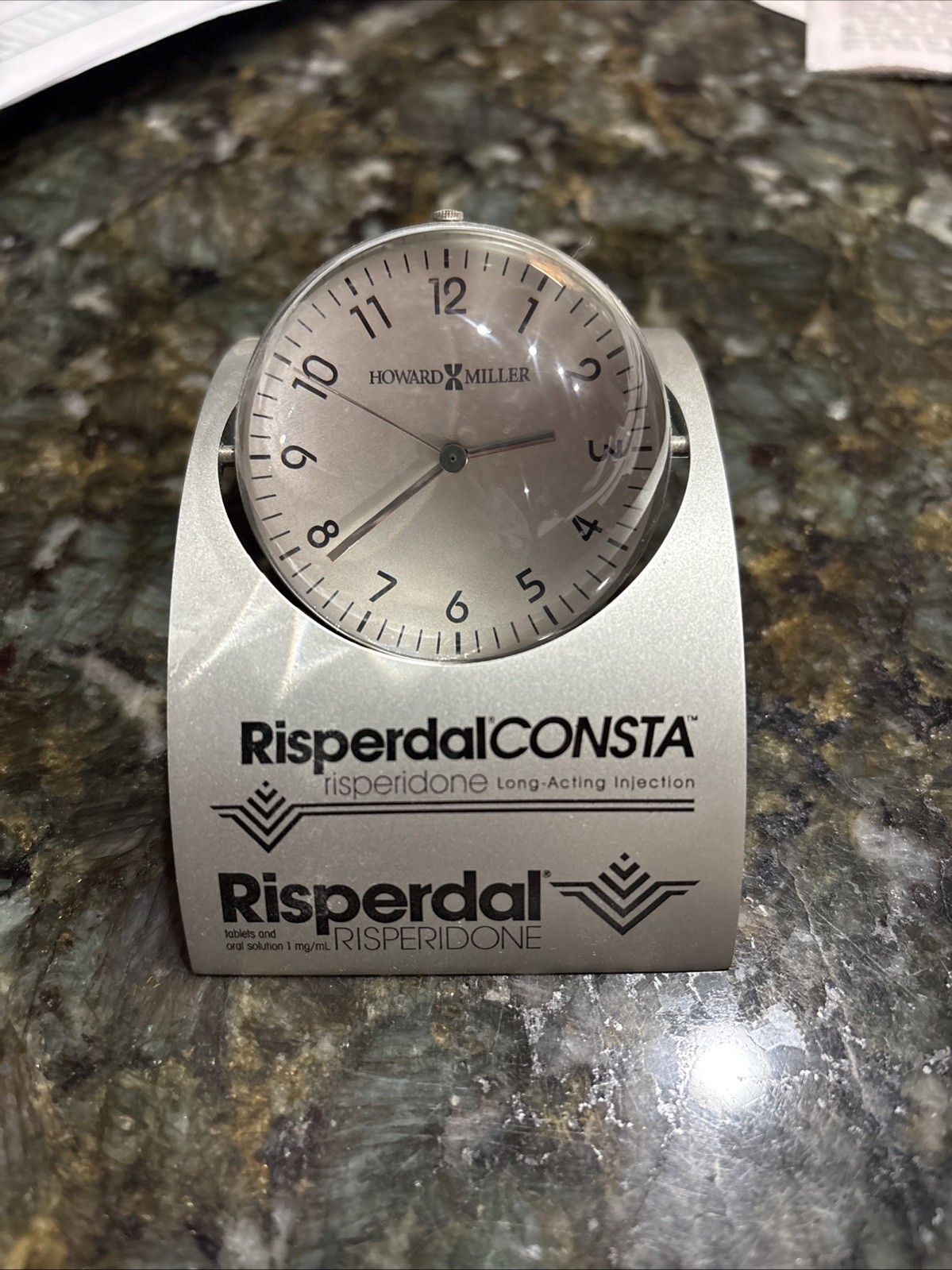 Risperdal Desk Clock