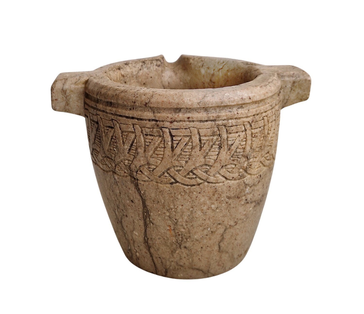 Art Nouveau Stone Mortar with Pestle around 1900 (# 17414)