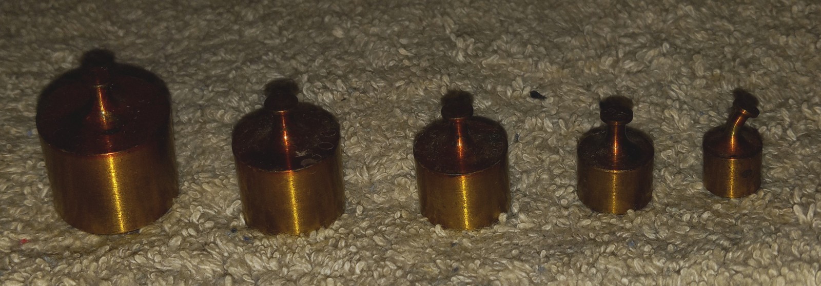 Wooden Christian Becker Metric Pharmacy Laboratory Brass Weight Set