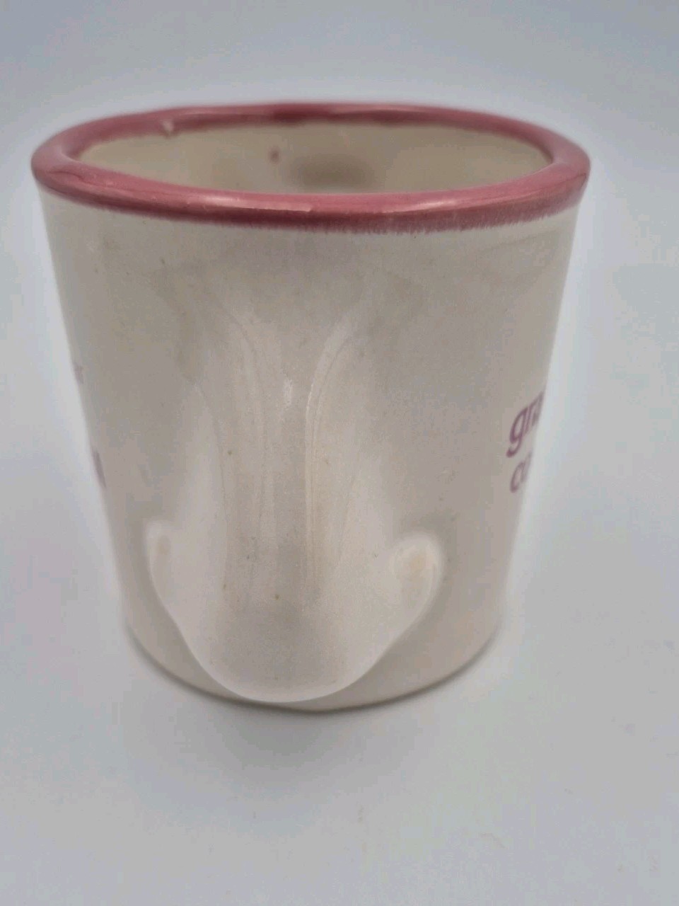 RONDEC-DM Pharmaceutical Collectible Mug Grape-Tasting Cough Relief White Prple