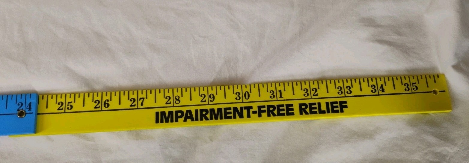 Seldane (Terfenadine) Measures Up! Pharmaceutical Drug Rep Yard Stick Rare