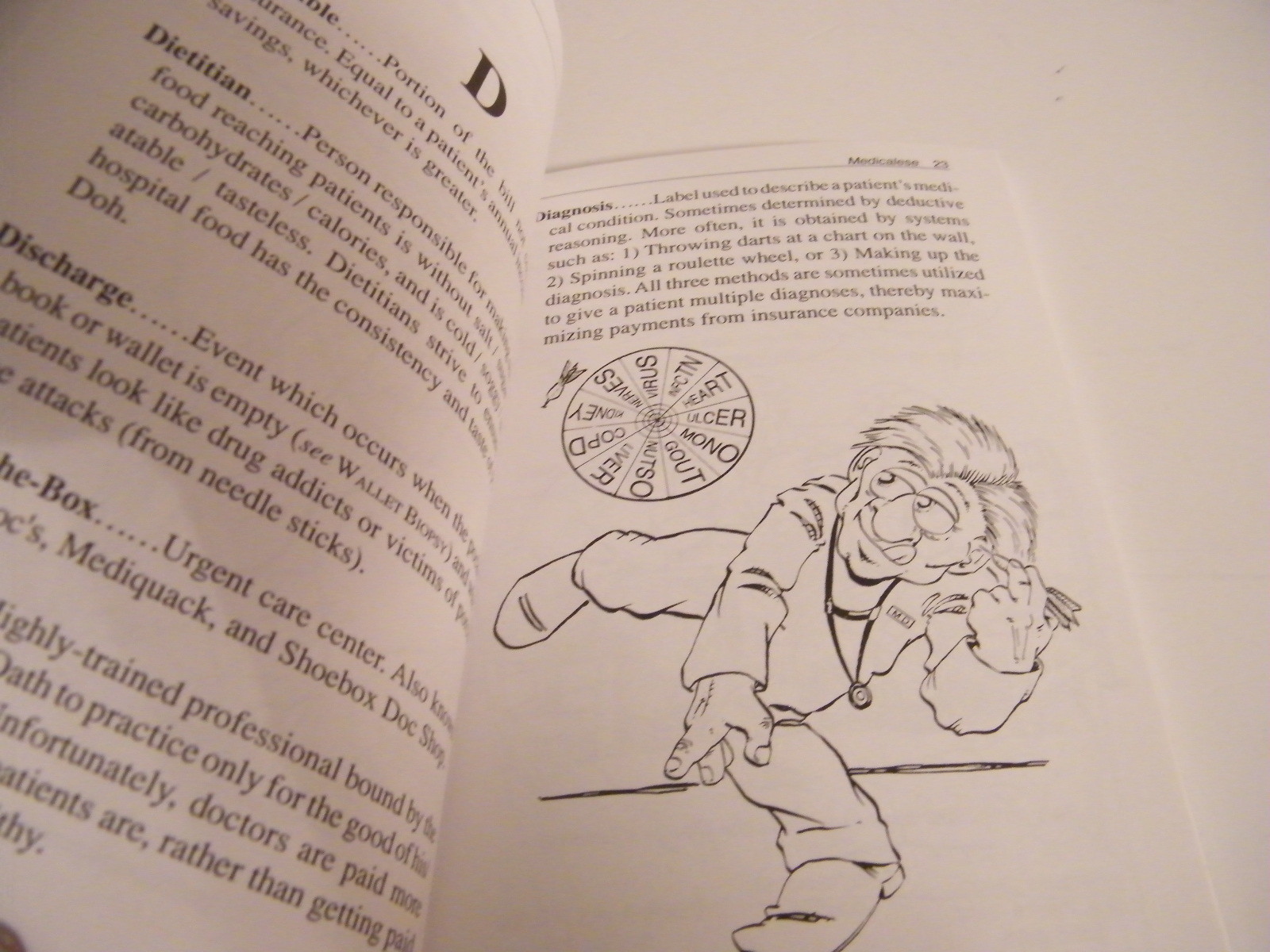 Medicalese A Humorous Medical Dictionary Peter Meyer 1994 Signed
