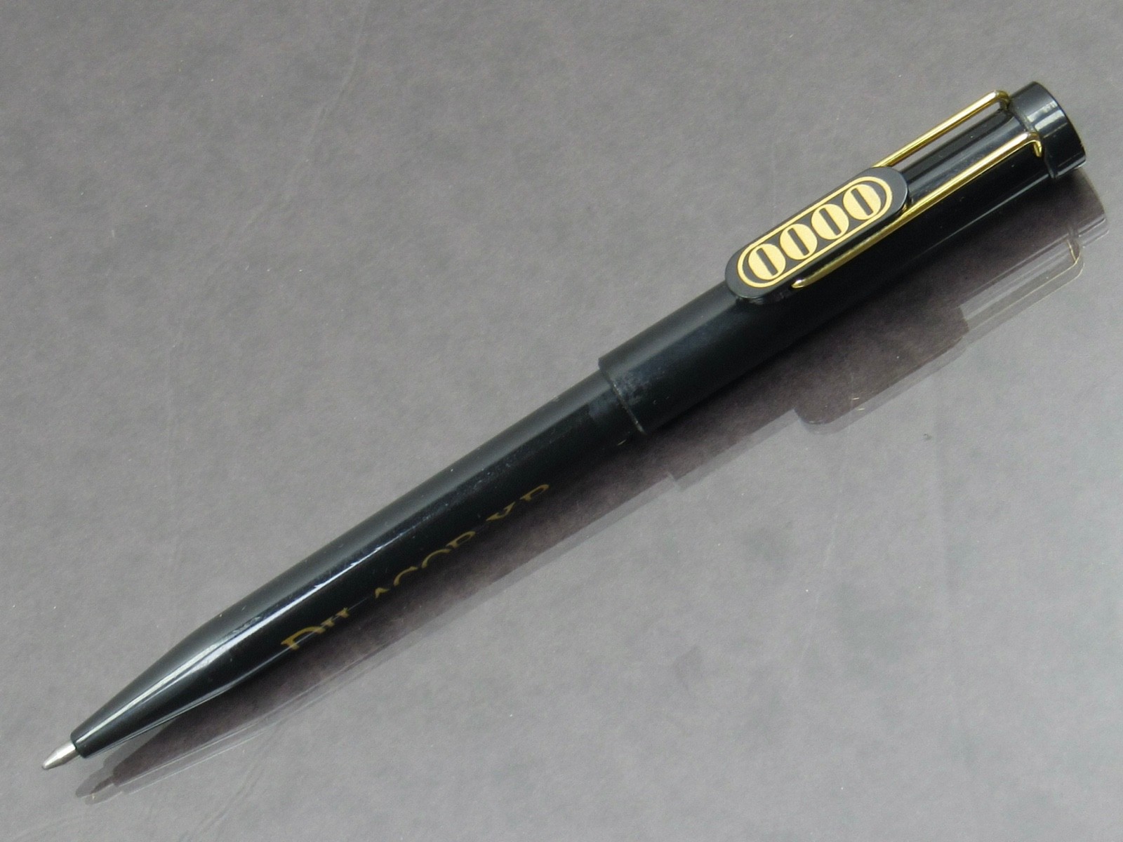 Black & Gold Dilacor PEN in Box Drug Rep Pharmaceutical Promo Advertising Rare