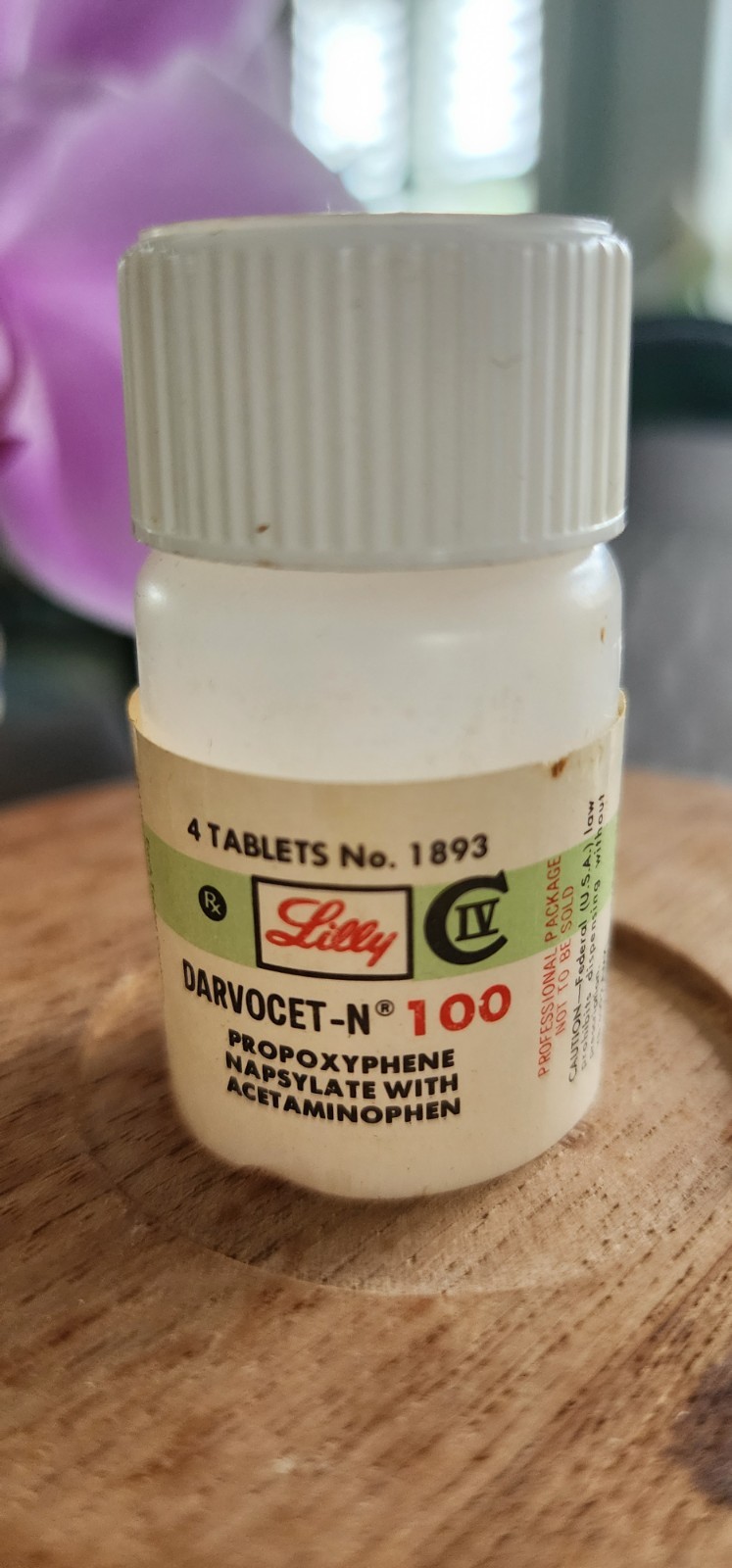 Vintage Darvocet N100 Eli Lilly 1982 Pharmaceutical Drug Rep