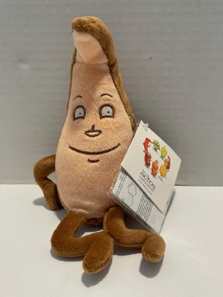 LIVER ACTOS PIOGLITAZONE 7 INCH PHARMACEUTICAL REP PLUSH NEW WITH TAG