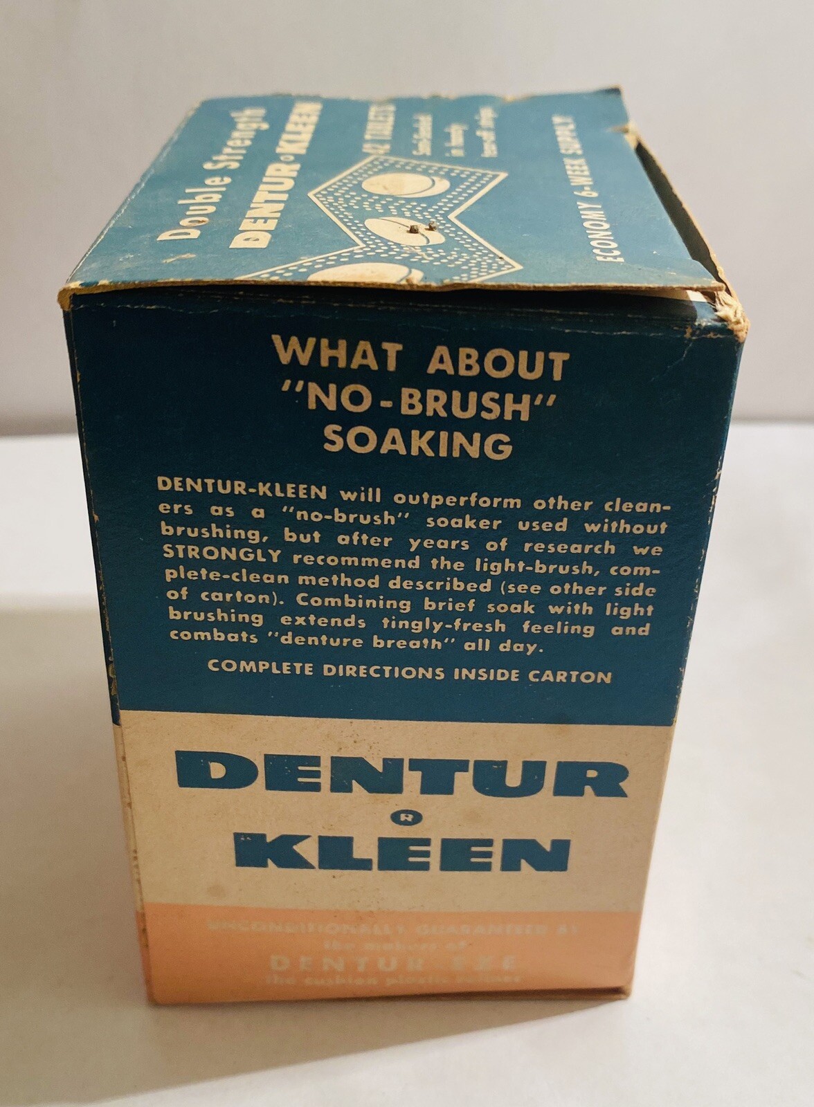 Vintage Medicine- Dentur Kleen- FULL New Old Stock