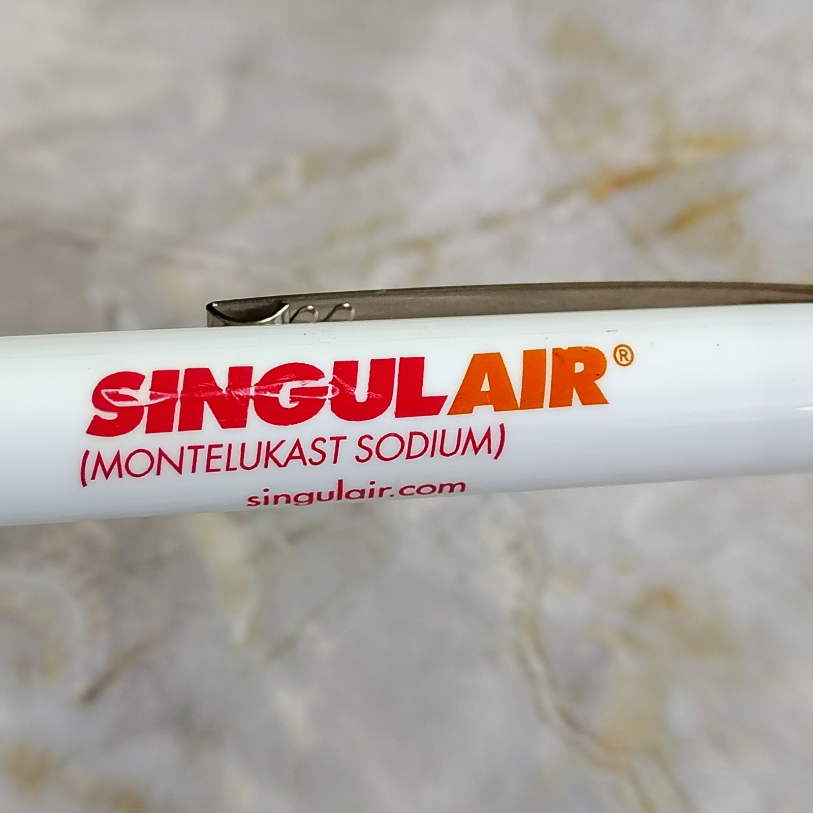 2 Singulair Pharmaceutical Drug Rep Advertising Promo Pens Bic Papermate Lot