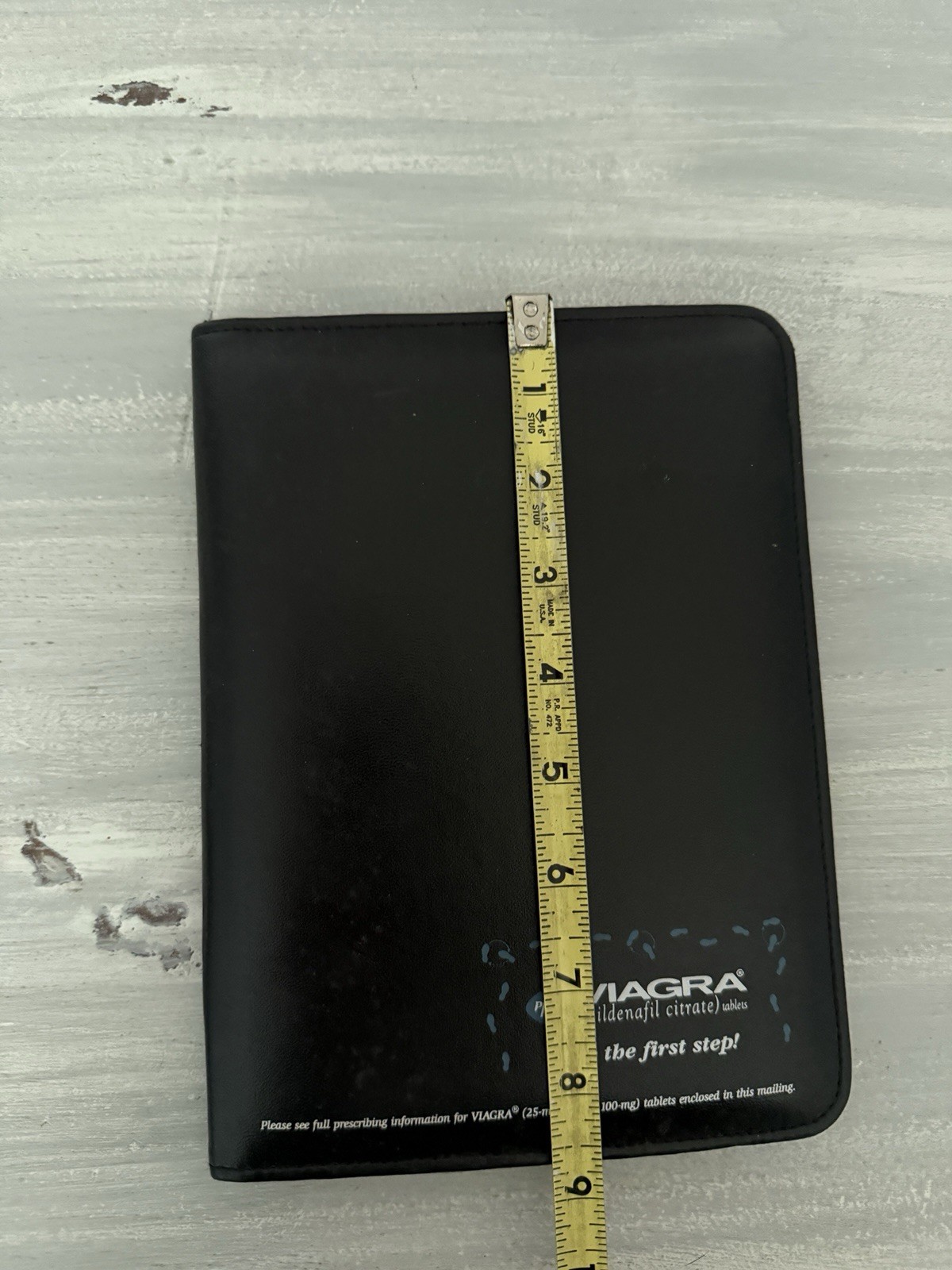 Vintage Viagra Pfizer Small Portfolio Bi-Folder Professional 1998 9″x6″