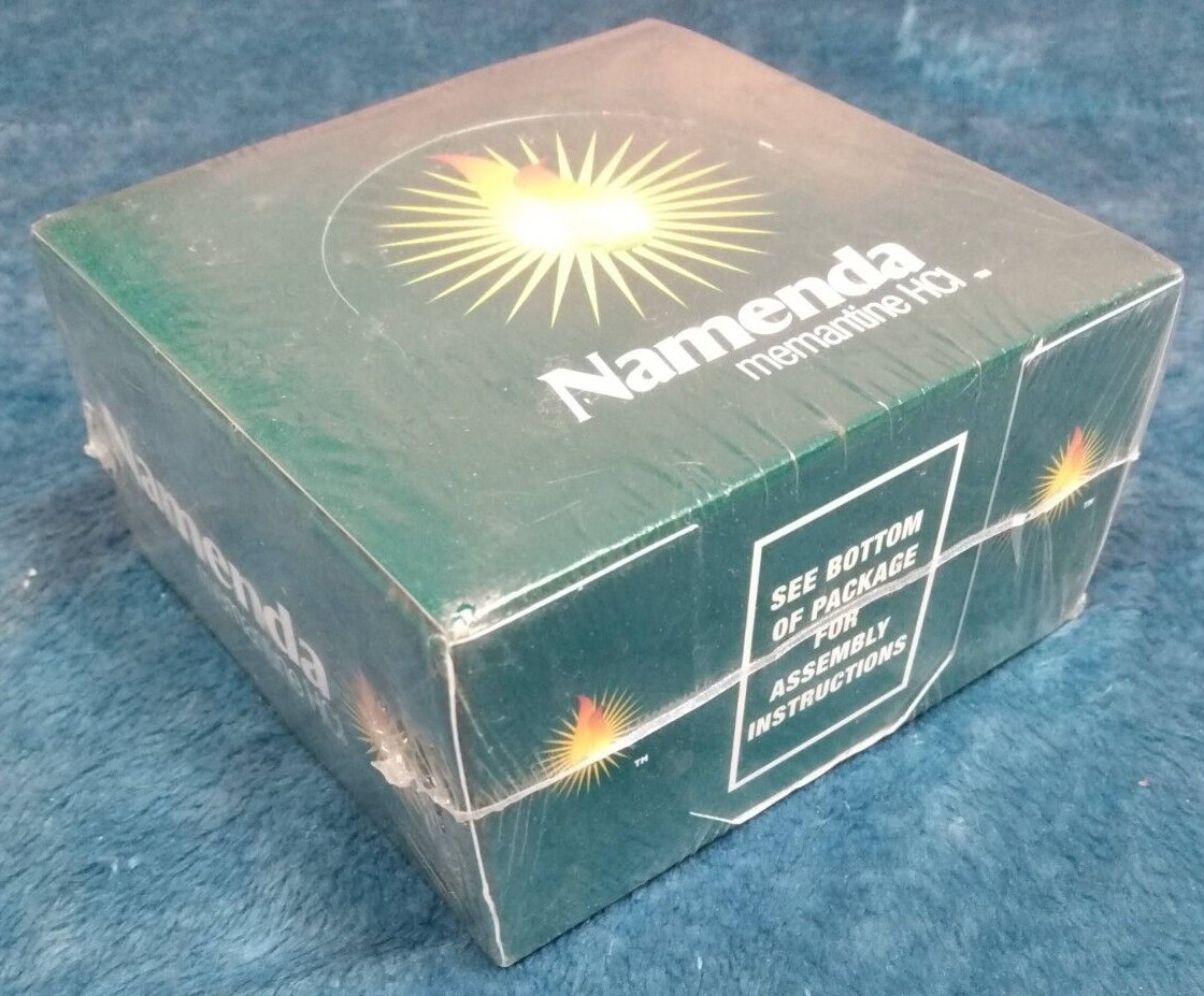 NAMENDA Pharmaceutical Drug Rep Note Pad 4” x 4”- New & Sealed – Free shipping