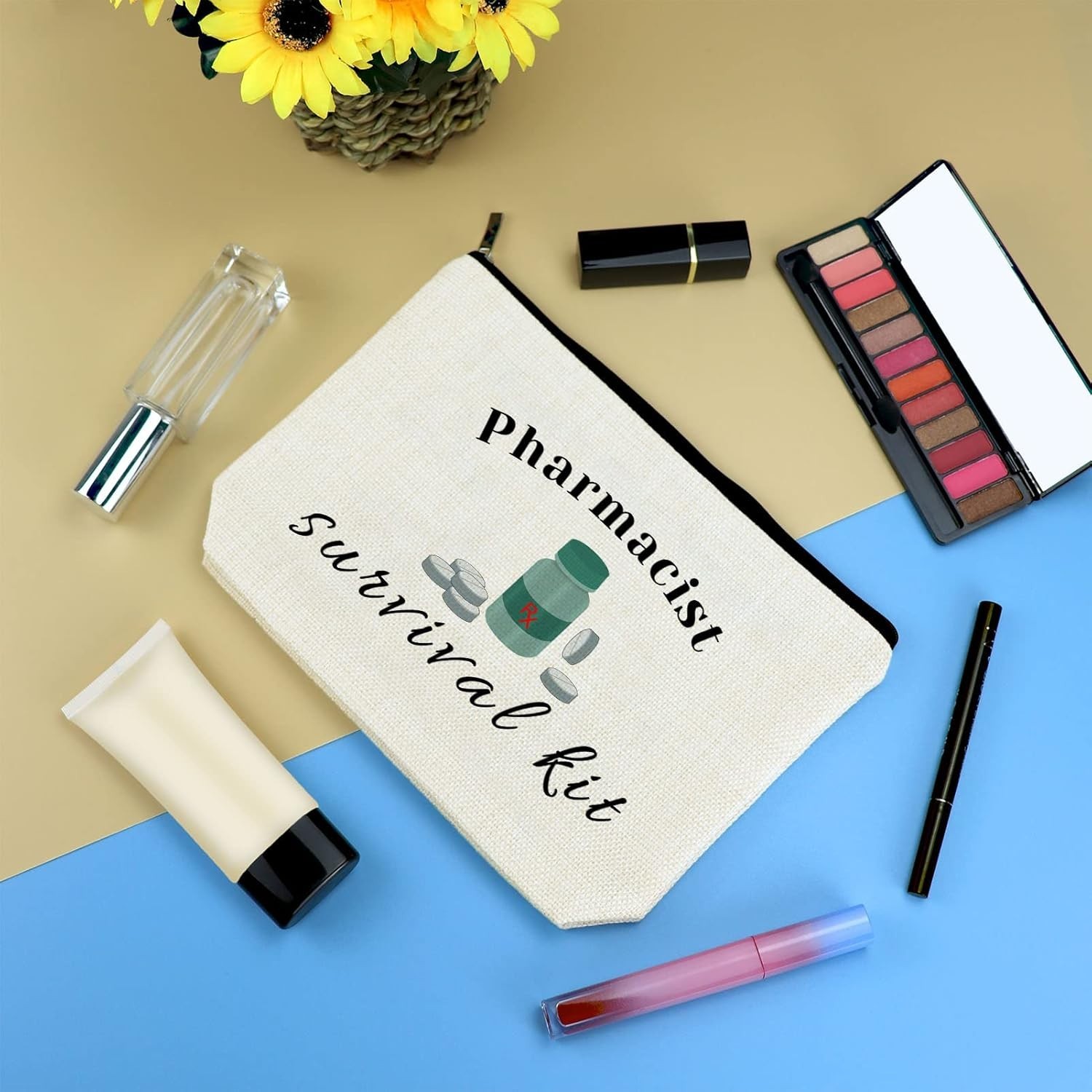 Charming Cosmetic Pouch for Pharmacy Graduates – Ideal for Makeup & Essentials