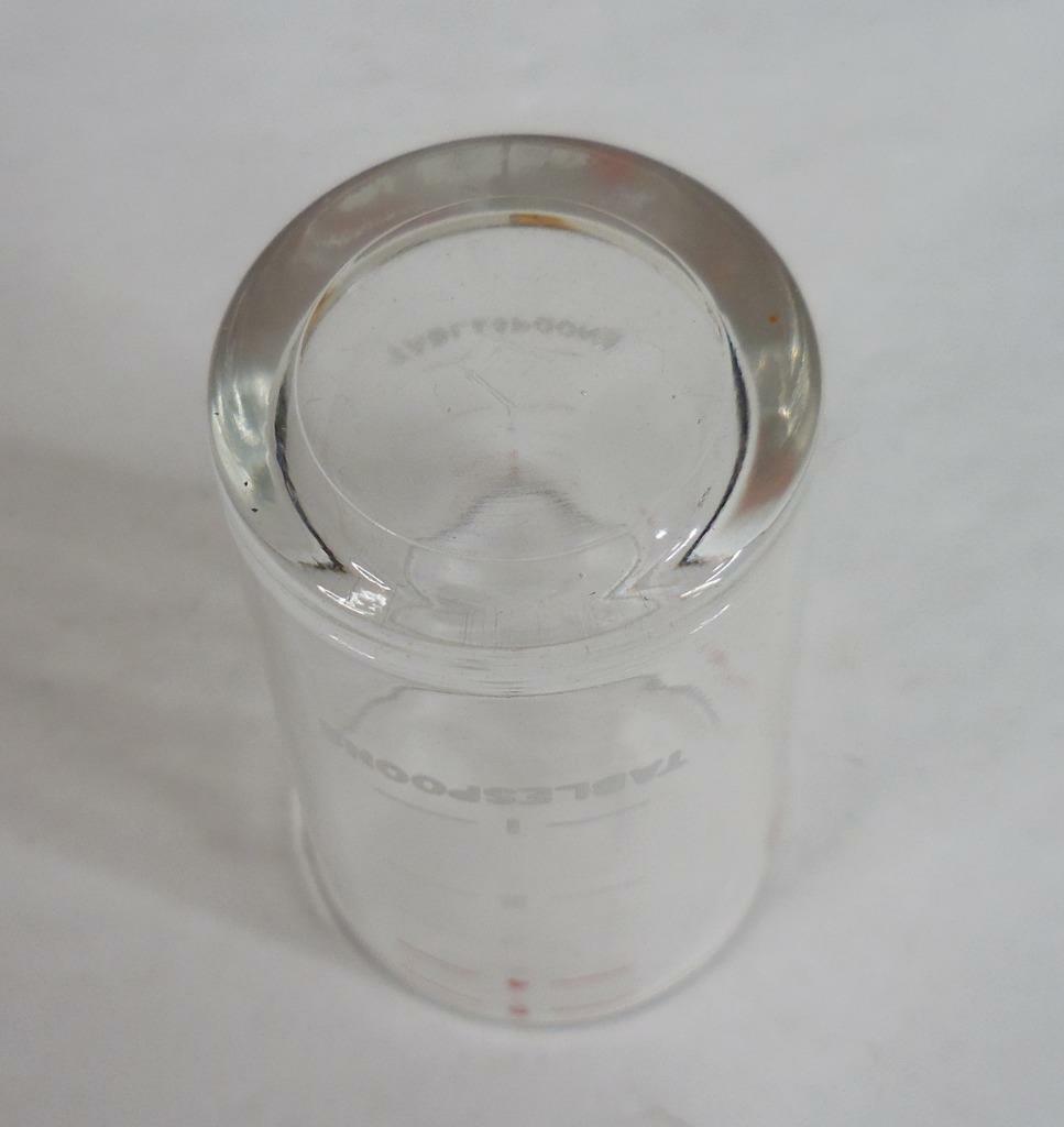 Elixophyllin Asthma Medication Dosing Shot Glass Measuring Cup 5 Tablespoons