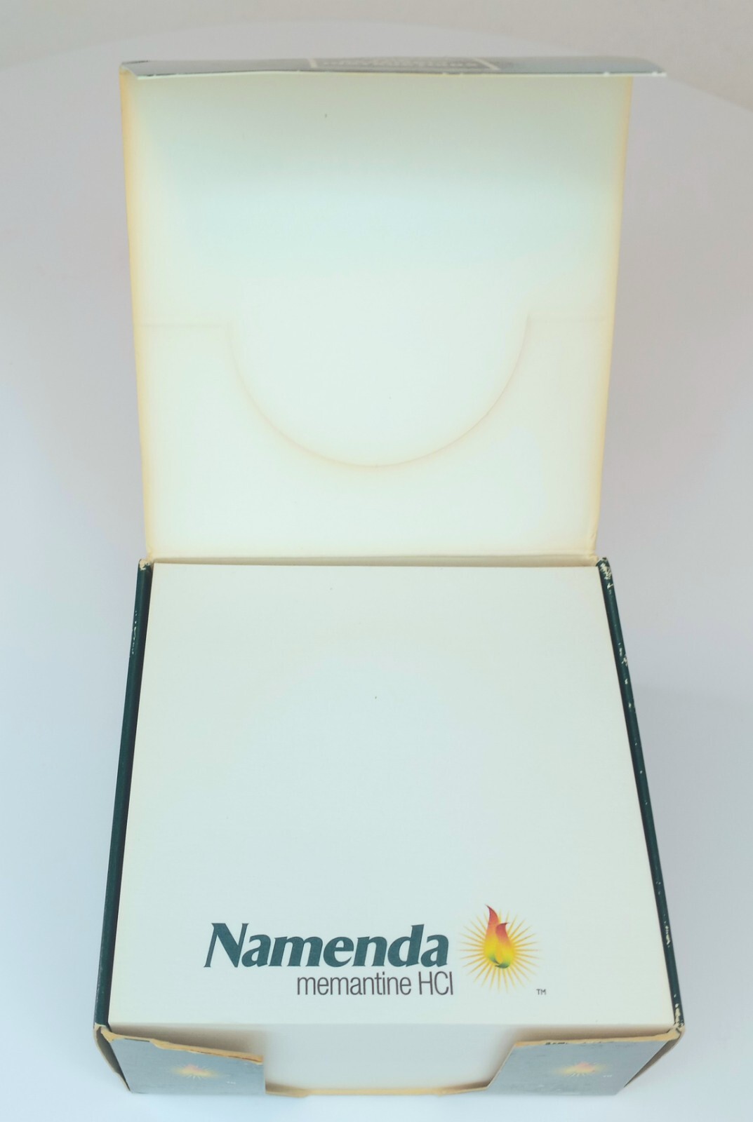 Vintage NAMENDA Pharmaceutical Drug Rep Post-It Note Pad 4”x 4” Cube