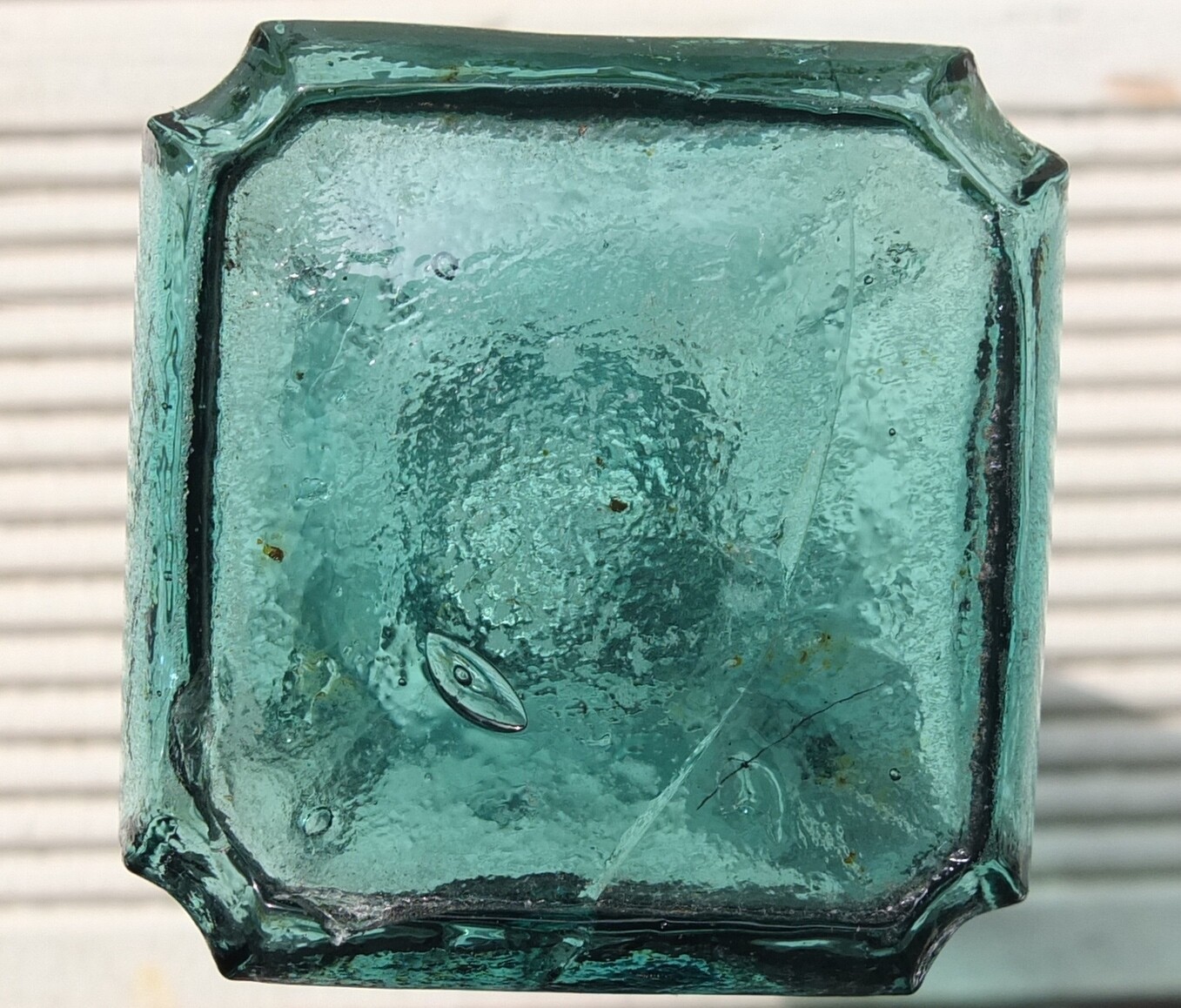 Vintage Pharmaceutical Bootle Green Glass # 3
