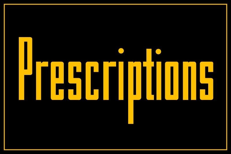 PRESCRIPTIONS – Pharmacist, Pharmacy Interest NEW Sign 16×24″ USA STEEL XL Size