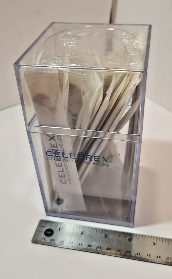 Celebrex Pharmaceutical Tongue Depressors in Case Pharma Drug Rep New Sealed