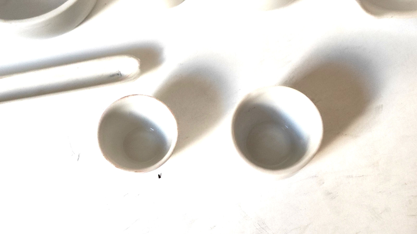 PORCELAIN SMALL VESSELS, Evaporating Dishes, Set of 7 – Pharmacy, Labs, Vintage