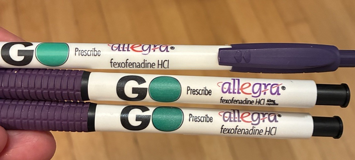 Lot: 20 Pharmaceutical Drug Rep Pens: Allegra Zyrtec Celebrex Plavix J&J etc