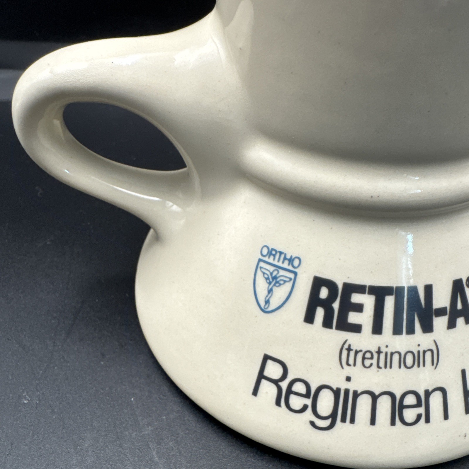 Vintage Non Spill Mug Pharmaceutical Advertisement