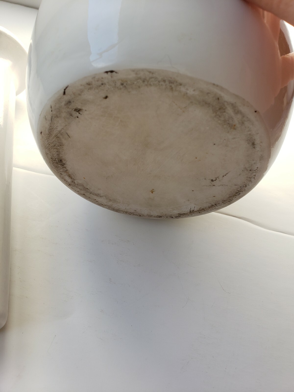 Coors USA Lrg Porcelain Mortar & Pestle Medicine bowl Pharmacy Science Lab solid