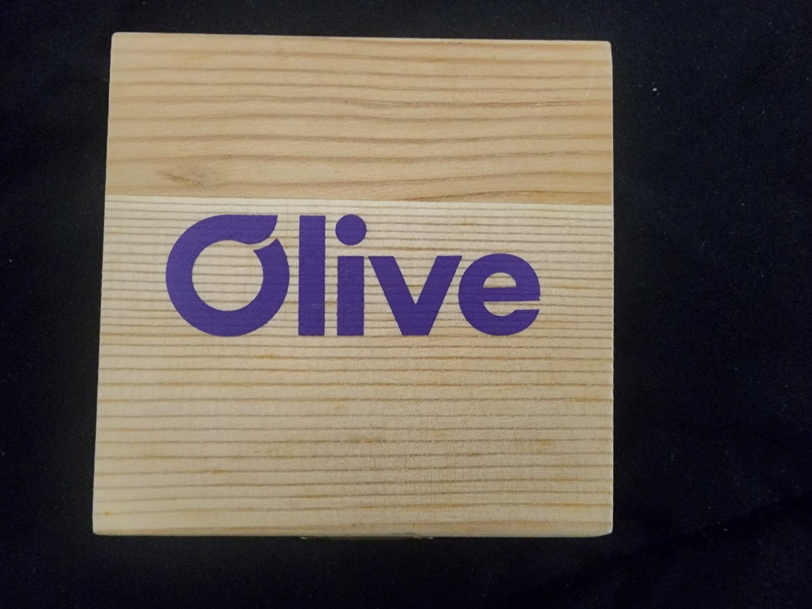 Olive AI Healthcare Small Wooden Box with Latch Promo Item