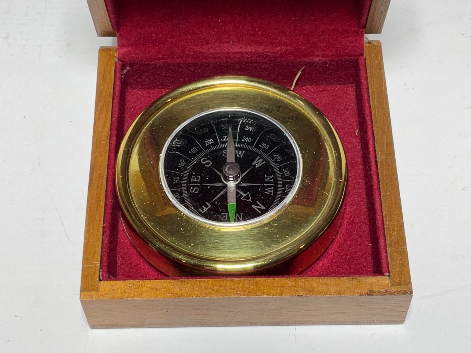 Vintage Merck Research Laboratories Brass Compass -2004 Society for Neuroscience