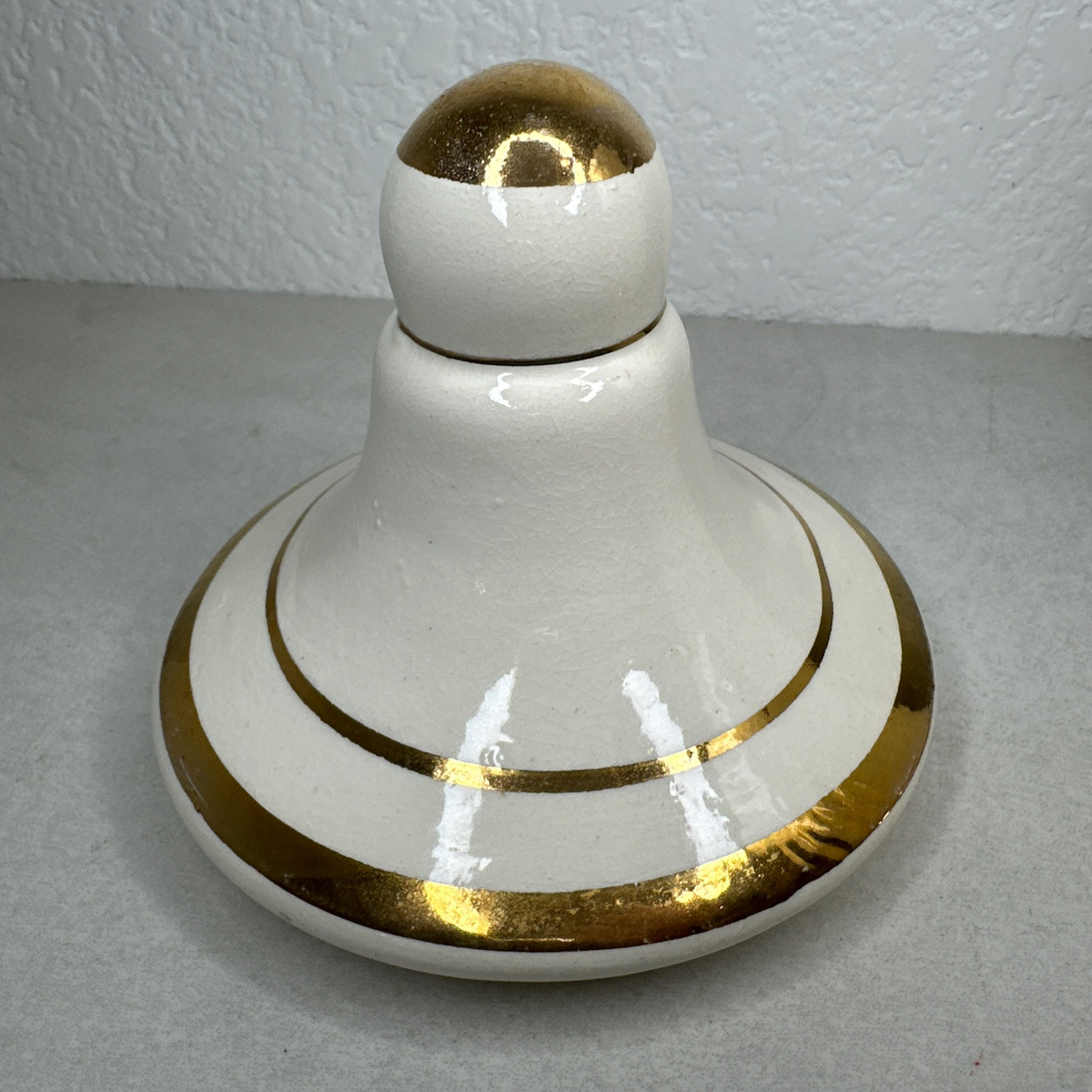 Vintage Jeanne Robinette Ceramics~Carbo Ligni Apothecary Jar, Rexall Drug Store
