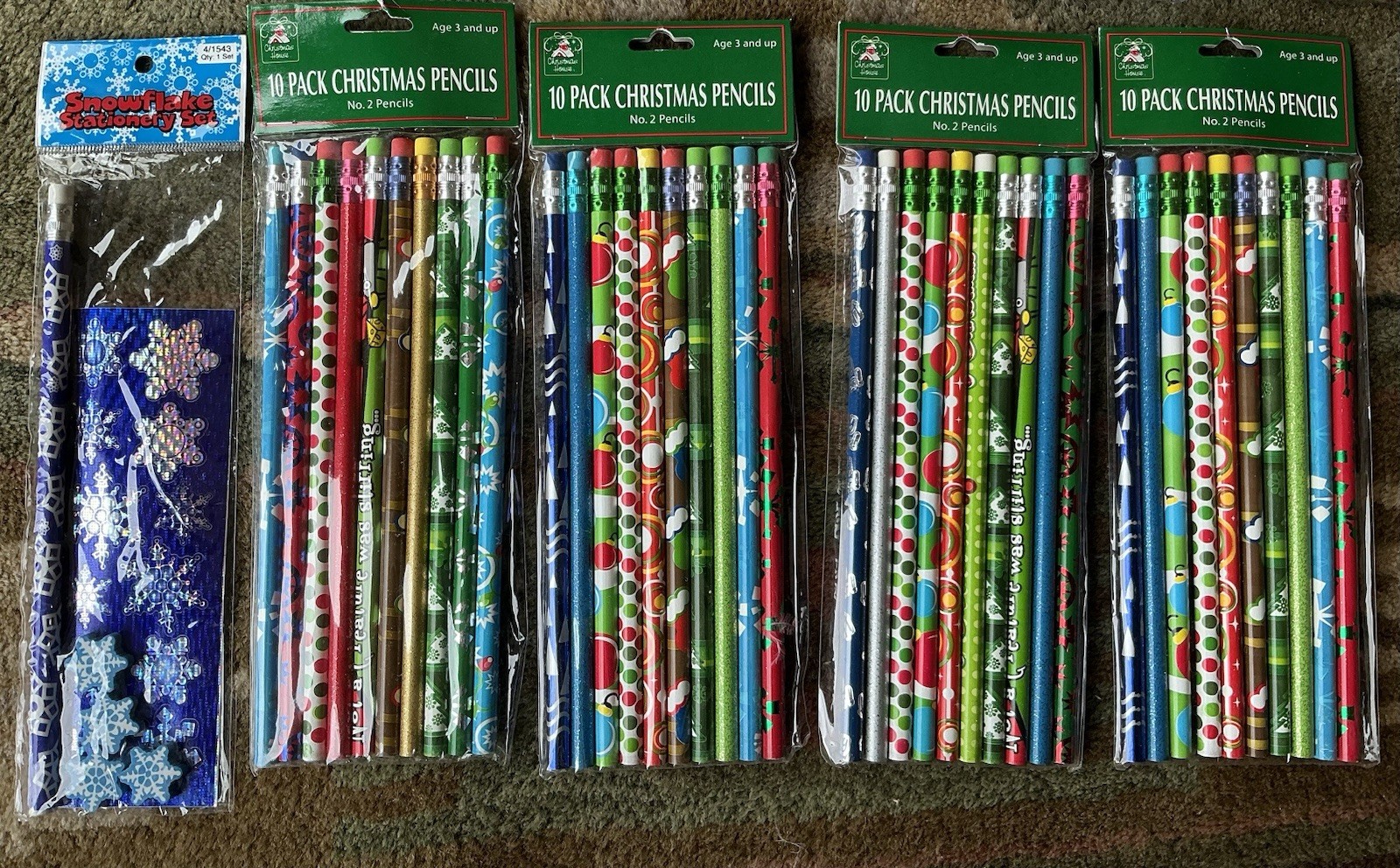 Large Lot of Assorted New Pencils – 105 Pencils