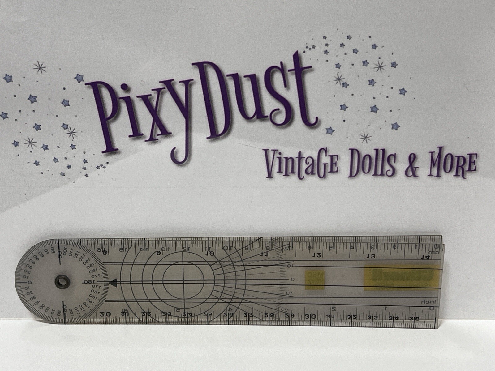 Merck Sharp Dohme CLINORIL Goniometer Angle Ruler Pharmaceutical Promo (MD17)