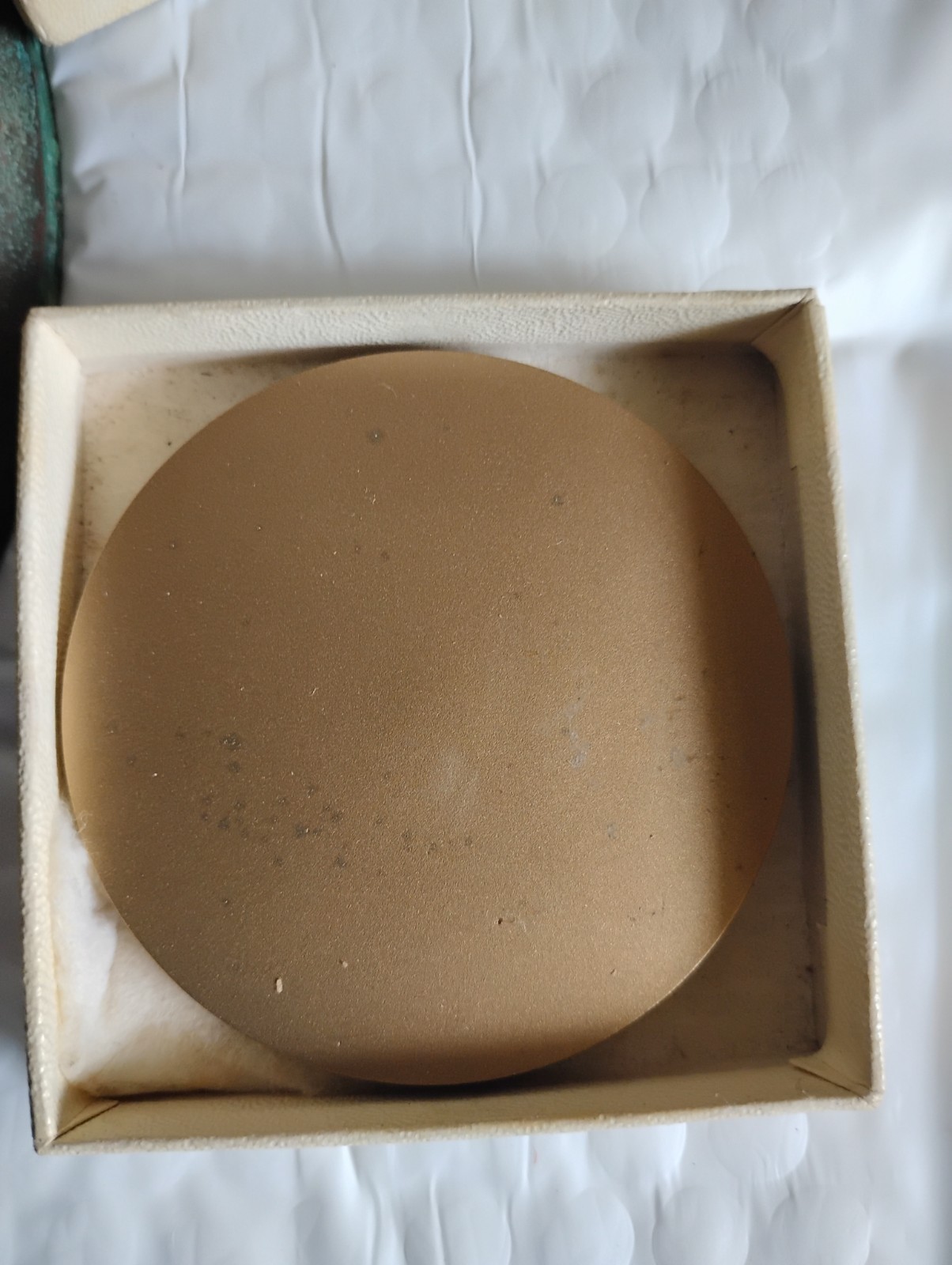 CIBA Locorten Bronze Medallion Medallic Art Company in Original Box 2 1/2″ Dia.