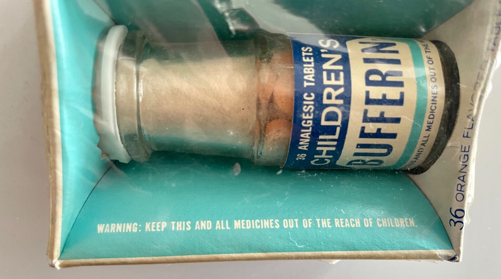 Vintage 1967 Bristol-Myers Children’s Bufferin Pediatric Formula NEW OS