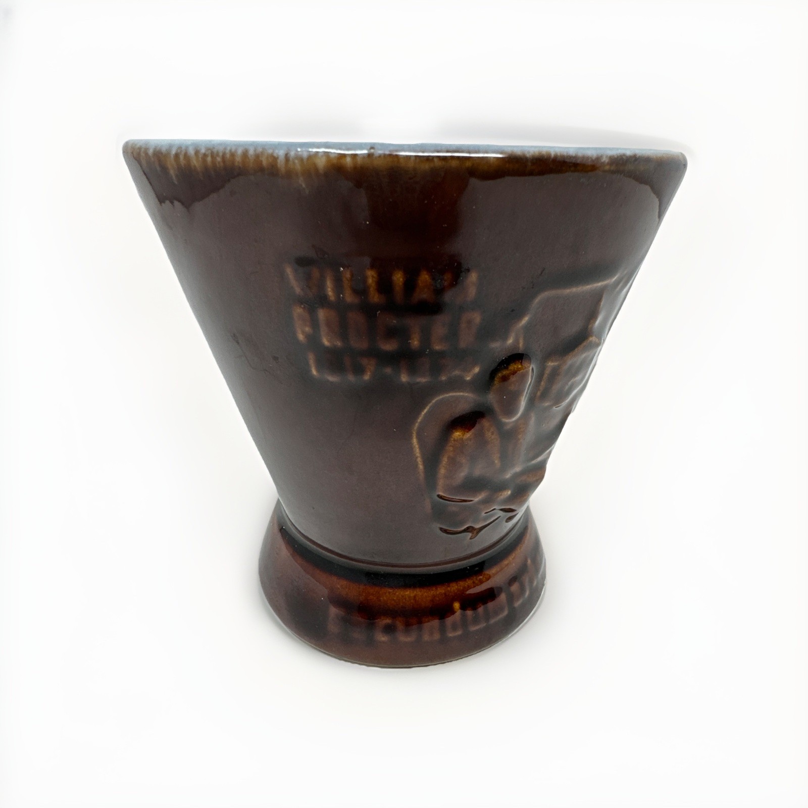 Schering/McCoy Pottery RX Mortar Pen Holder William Proctor Jr 1817-1874 Mint!