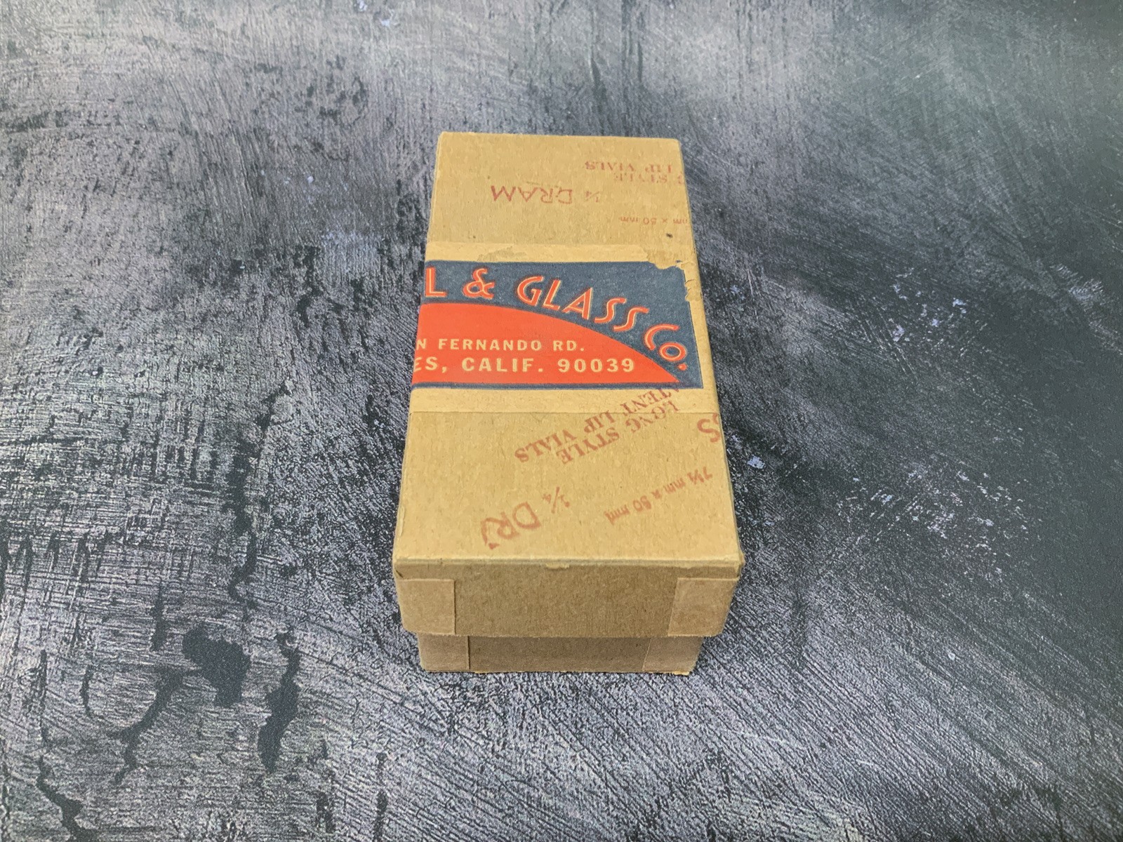 VTG Acme Vial & Glass Co Long Style Patent Lip Vials 1/4 Dram 7.5x50mm NIB