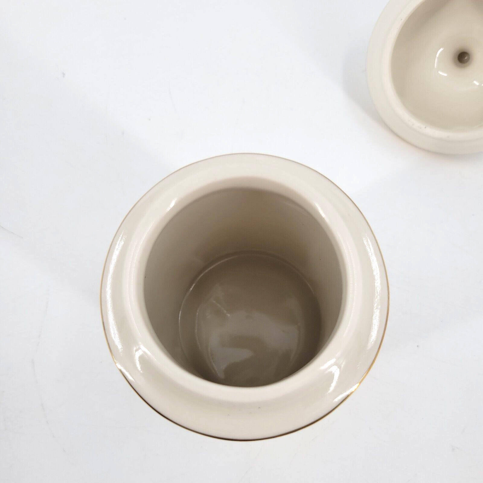 Fol. Bellad. Ceramic Apothecary Jar With Lid – Ceramic Pharmaceutical VTG 7.5 “