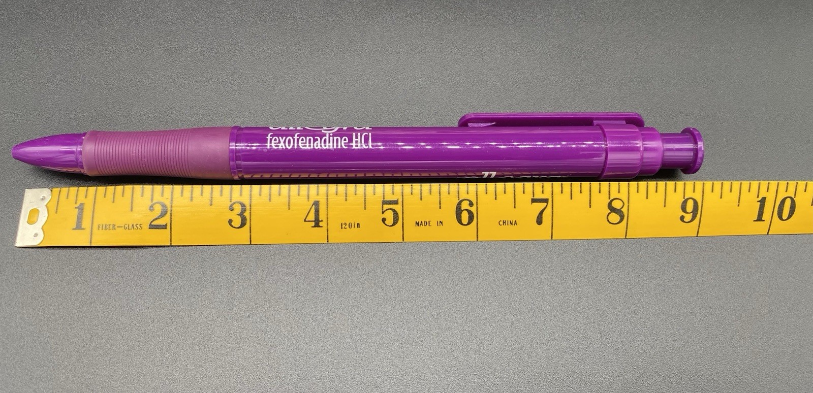 Large Oversized Novelty Allegra Pharma Rep Promo Pen 9 Inches Long