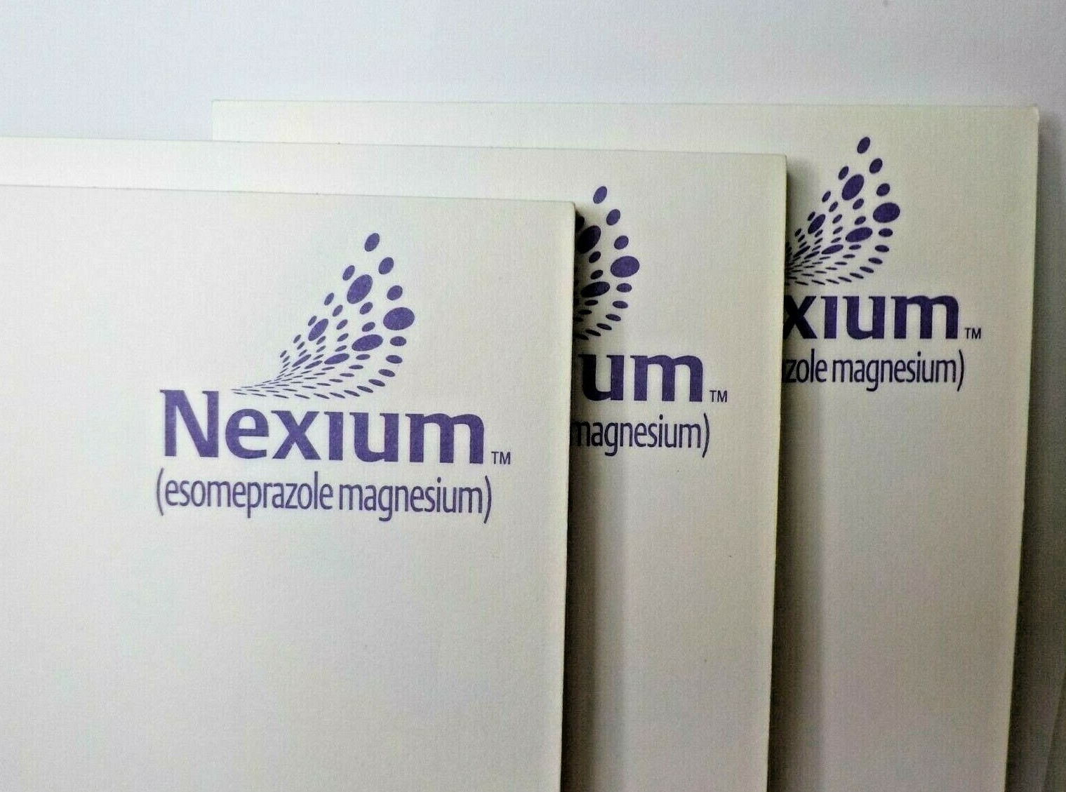 NEXIUM ESOMEPRAZOLE MAGNESIUM NOTEPAD LOT OF 3 VINTAGE 6X4 INCH