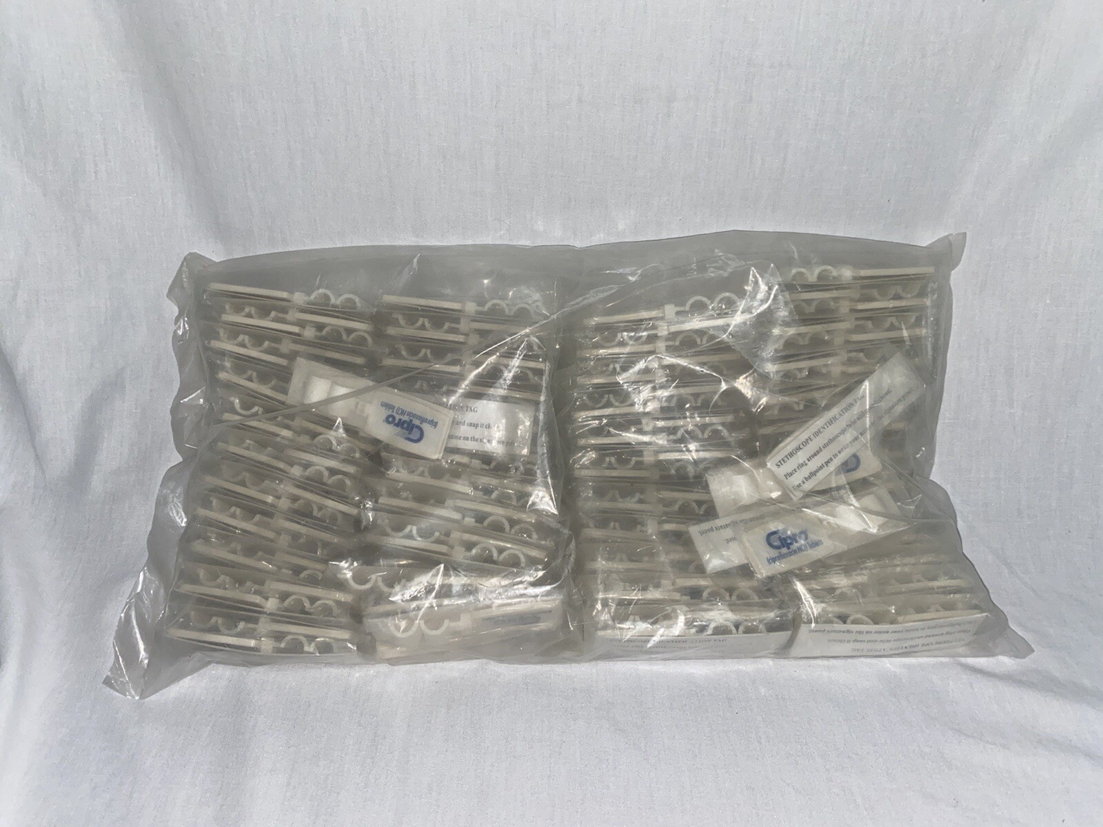 Cipro – Vintage Pharmaceutical Promotional Merchandise Stethoscope Name Tags